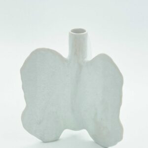 Large Butterfly-Lung Vase Pearl blue